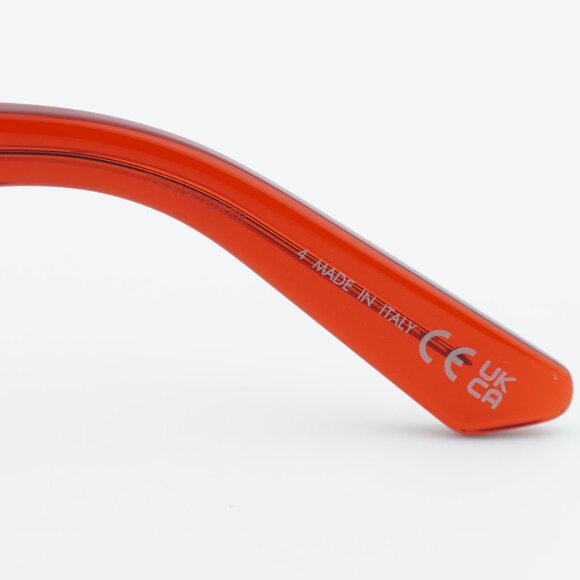 Dior DIORGLOW B1I 35B0 Sunglasses Red Cat Eye Frame, Blue Lenses main image 6